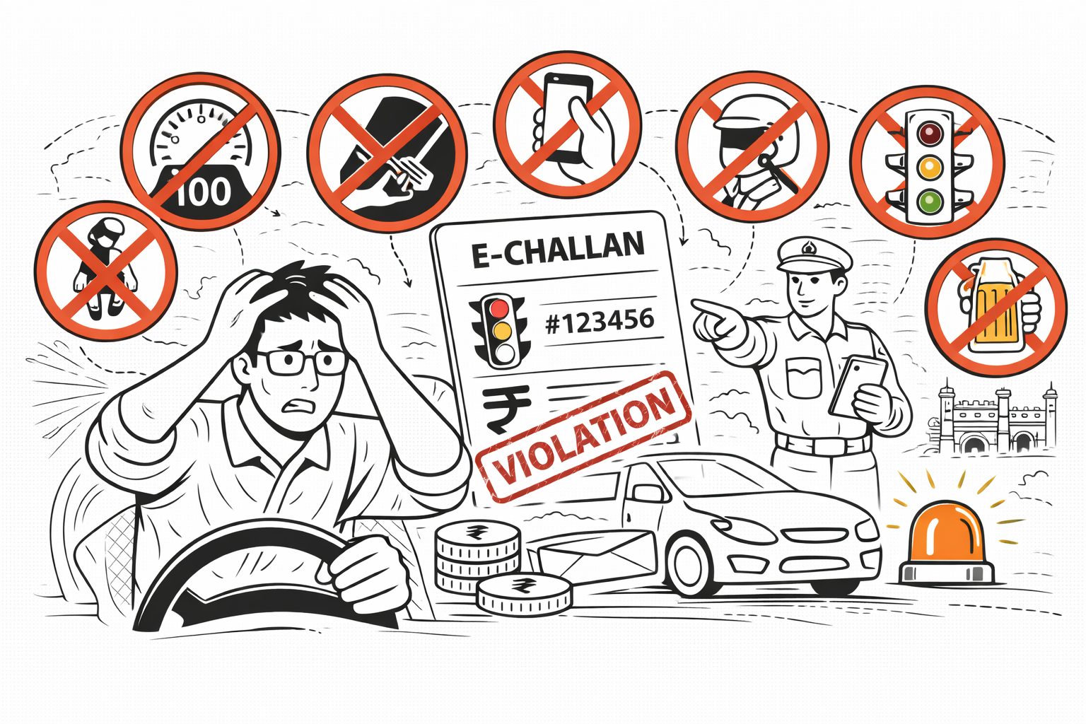 Why You Get Challans: Top Mistakes Drivers Make Lawyered